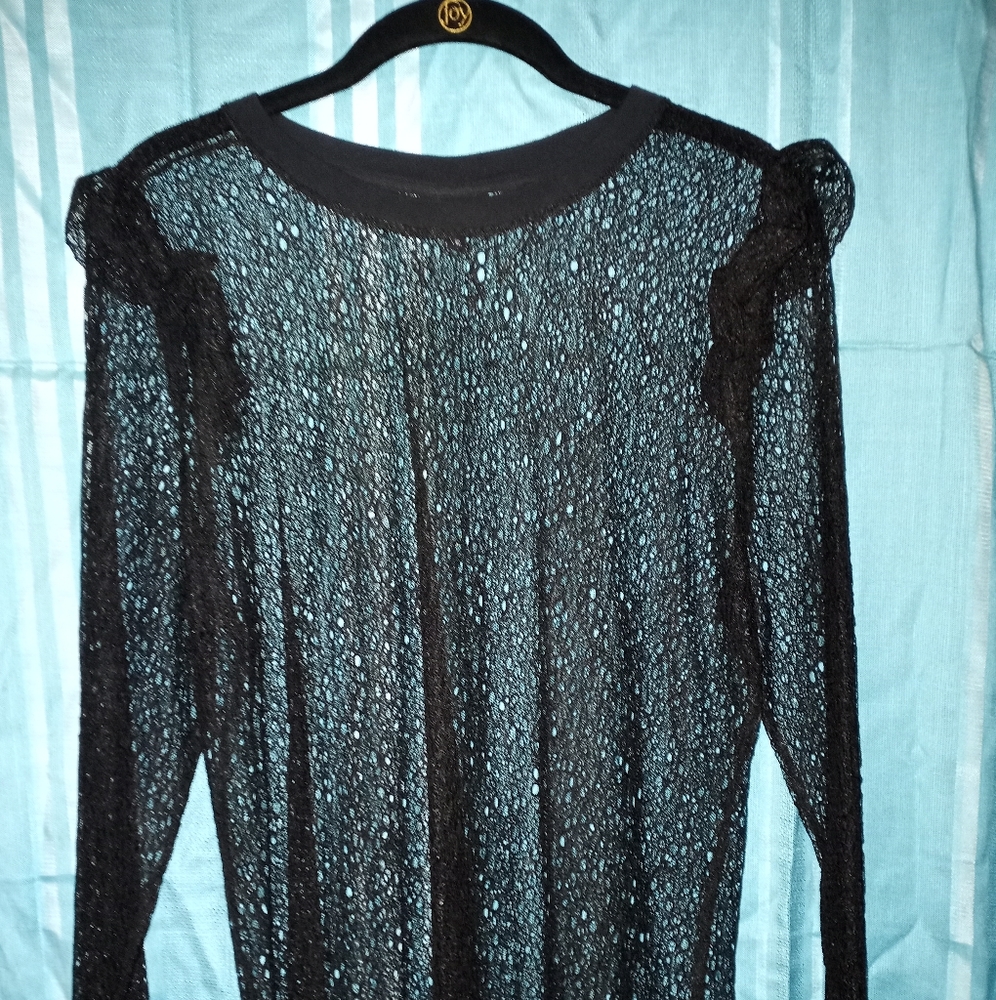 COPY - Who what wear long sleeve lace over shirt